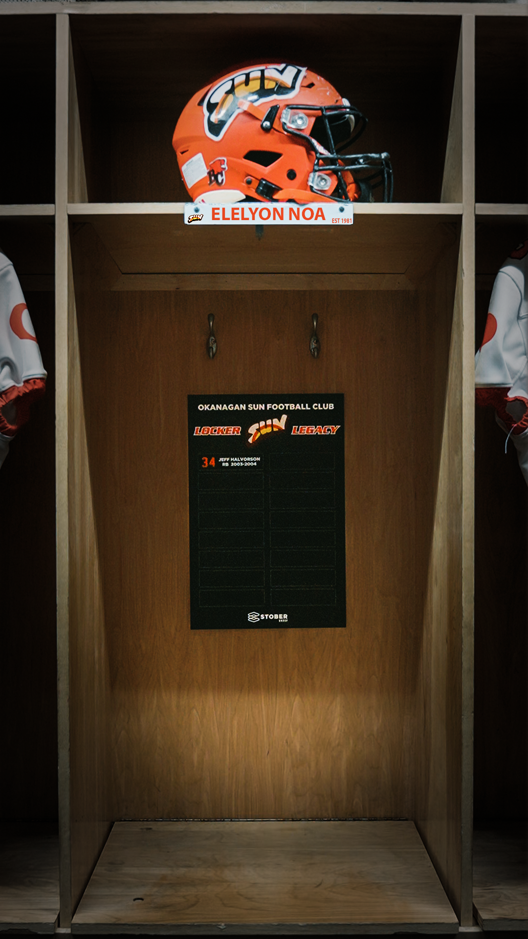 Locker Room Legacy Name Plate